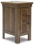 Moriville - Grayish Brown - Chair Side End Table