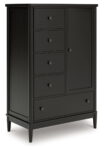 Portdown - Black - Door Chest