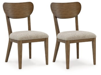 Roanhowe - Brown - Dining Uph Side Chair (Set of 2)