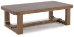 Cabalynn - Light Brown - Rectangular Cocktail Table