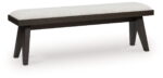 Westonfort - Espresso - Large Upholstered Dining Room Bench