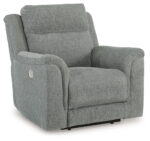 Overflow - Steel - Power Recliner With Adj Headrest
