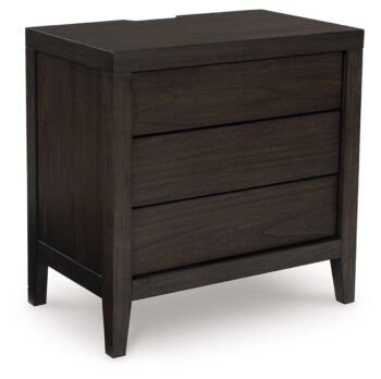 Westonfort - Espresso - Three Drawer Night Stand