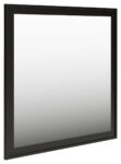 Portdown - Black - Bedroom Mirror