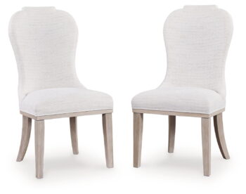 Jorlaina - Light Grayish Brown - Dining Uph Side Chair (Set of 2)