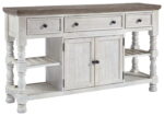 Havalance - White / Gray - Dining Room Server