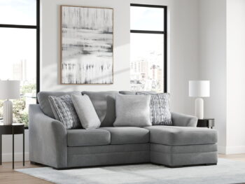 Lealand Heights - Steel - Queen Sofa Chaise Sleeper
