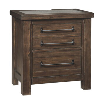 Starmore - Brown Dark - Two Drawer Night Stand