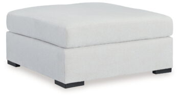 Leighelli - Ivory - Oversized Accent Ottoman