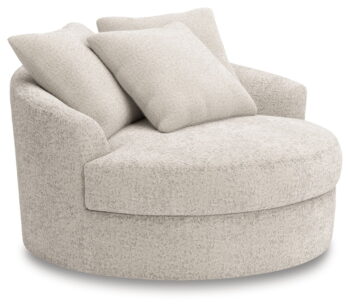 Snodoodle - Arctic - Oversized Swivel Accent Chair