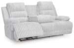 Technique - Reclining Power Sofa With Drop Down Table