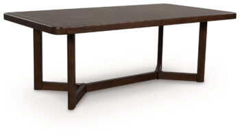 Kendamor - Dark Brown - Rectangular Dining Room Extension Table