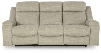 Evereast Pass - Stone - Reclining Sofa