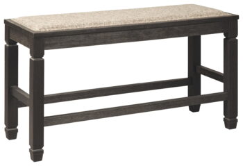 Tyler Creek - Antique Black - DBL Counter UPH Bench