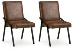 Zumbado - Brown / Black - Dining Upholstered Side Chair (Set of 2)