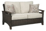 Paradise Trail - Medium Brown - Loveseat w/Cushion