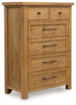Kristiland - Light Brown - Six Drawer Chest