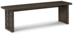 Arkenton - Grayish Brown - Large Dining Room Bench