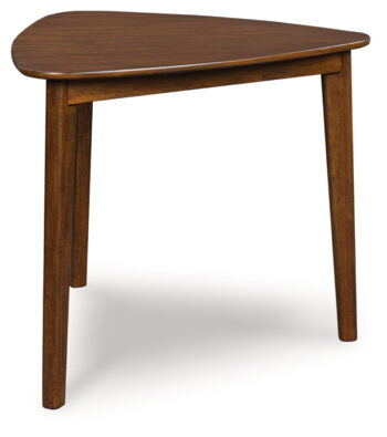 Lyncott - Brown - Triangle Dining Room Table