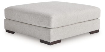 Cavella - Pebble - Oversized Accent Ottoman