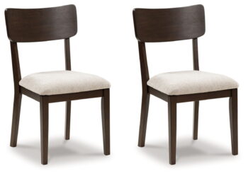 Dantenton - Merlot - Dining Upholstered Side Chair (Set of 2)