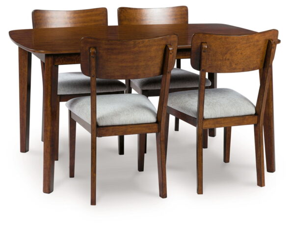 Lyncott - Brown - Dining Room Table Set (Set of 5)