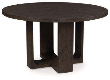 Neo - Rich Brown - Round Dining Room Table