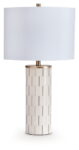 Faridworth - White / Gold Finish - Poly Table Lamp