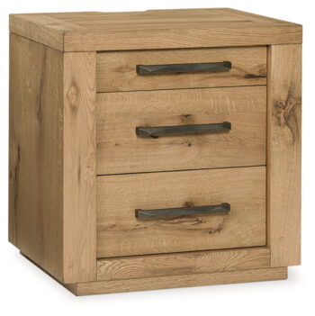 Bracken - Light Brown - Three Drawer Night Stand