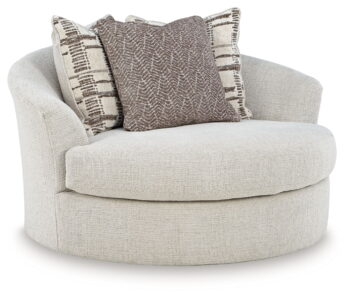 Barrelton - Barley - Oversized Swivel Accent Chair
