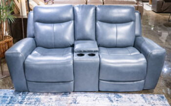 Momentum Moves - Admiral - Power Reclining Loveseat With Console / Adjustable Headrest
