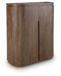 Landermont - Medium Brown - Bar Cabinet