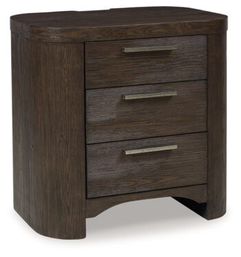 Neo - Rich Brown - Three Drawer Night Stand